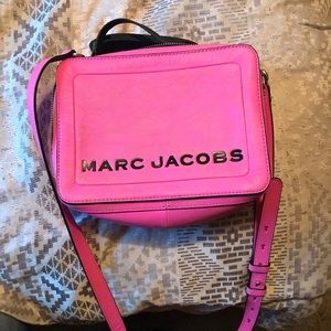 AUTHENTIC pink Marc Jacobs box crossbody bag